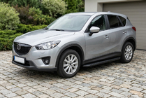 Mazda CX-5 2012–2017 Side steps Tayga Black (2 stuks, aluminium) foto 1