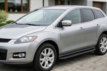 Mazda CX-7 2006–2012 Side steps Tayga Black (2 stuks, aluminium) foto 1