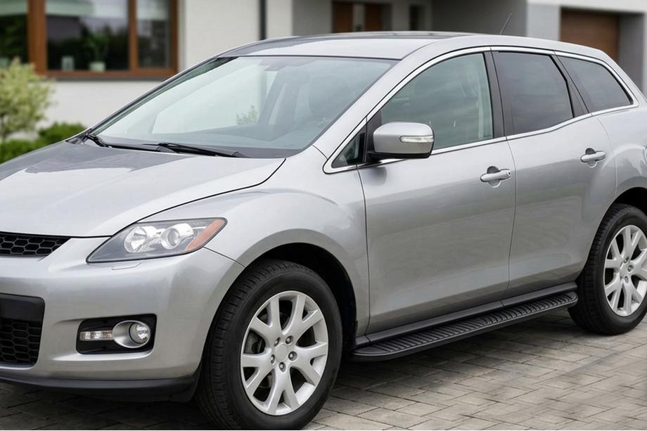 Mazda CX-7 2006–2012 Side steps Tayga Black (2 stuks, aluminium) Image