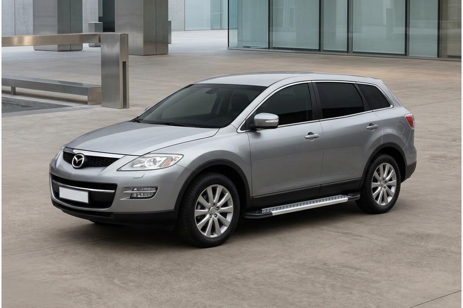 Mazda CX-9 2007–2016 Side steps New Vision Grey (2 stuks, aluminium) Image