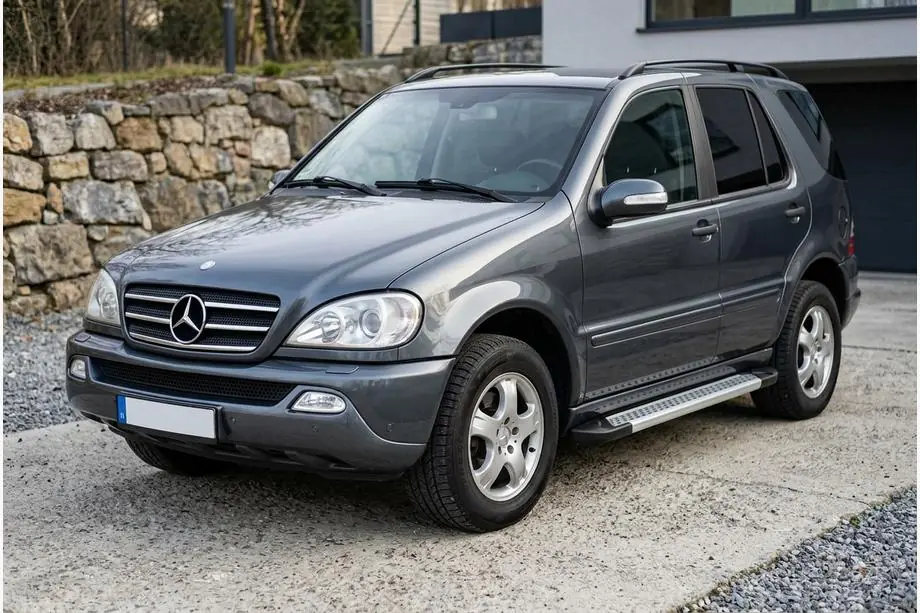 Mercedes ML W163 1997–2005 Side steps New Vision Grey (2 stuks, aluminium) Image