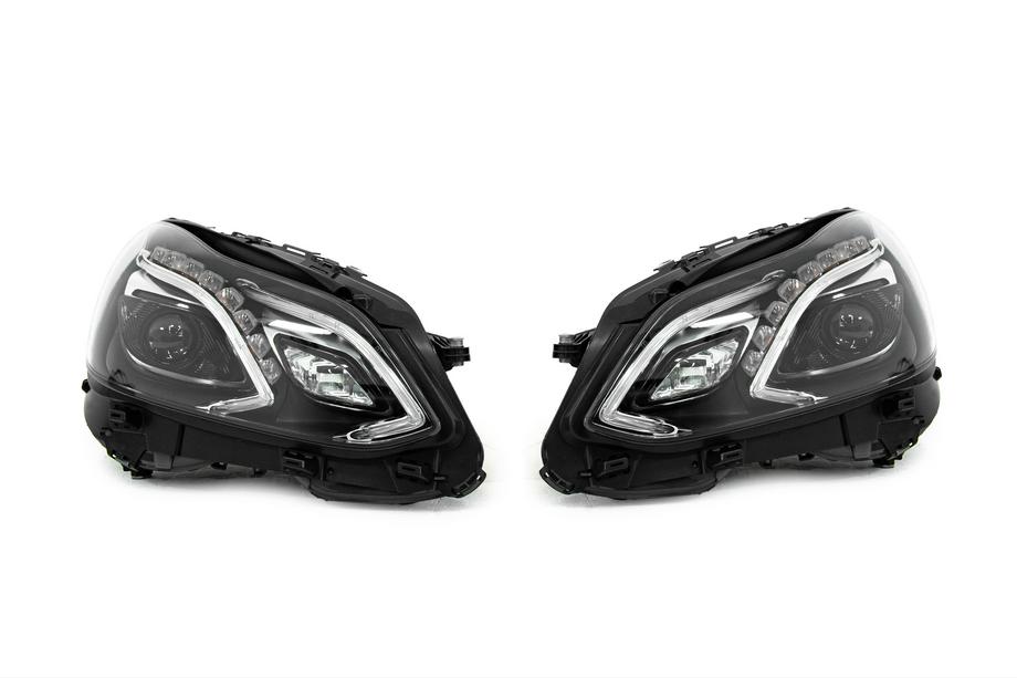 Mercedes E-klasse W212 2009–2016 Voorste koplampen (set 2 st., facelift, met modules) Foto 1