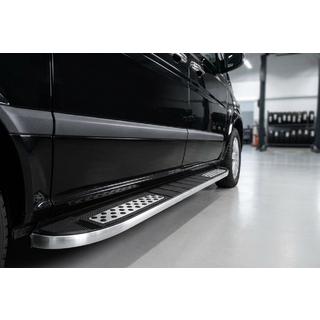 Tayga V2 side steps (2 stuks, aluminium) Mercedes Vito W639 2004–2014 foto 1