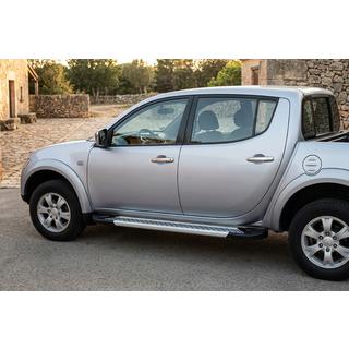 Side steps New Vision Grey (2 stuks, aluminium) Mitsubishi L200 2015–2024 foto 1