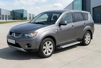 Mitsubishi Outlander 2006–2012 New Vision Grey zijtreden (2 stuks, aluminium) foto 1