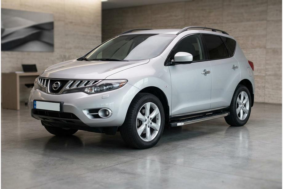 Nissan Murano 2008–2014 BlackLine side steps (set van 2, aluminium) Image
