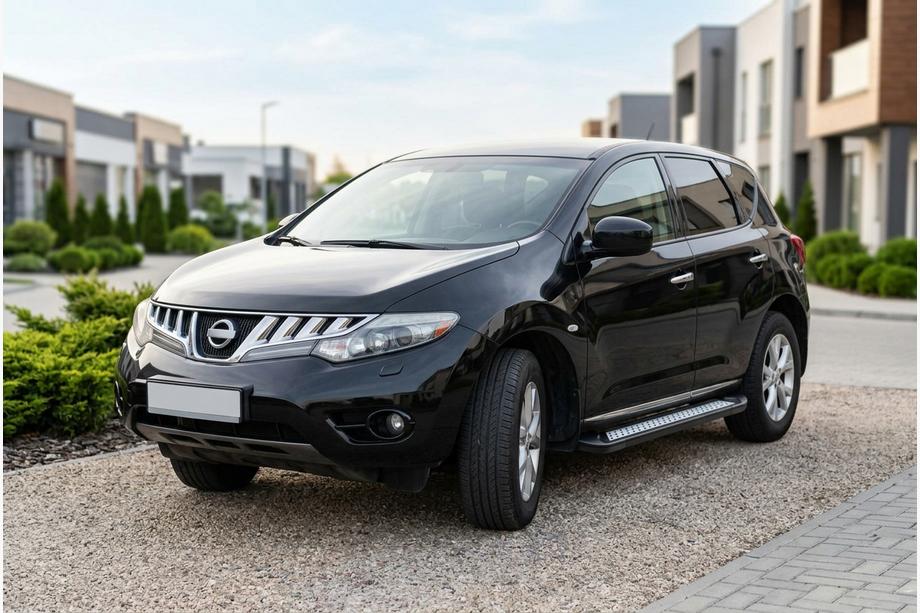 Nissan Murano 2008–2014 Zij-steps New Vision Black (set van 2, aluminium) Image