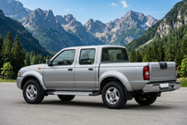 Nissan NP300 1999–2015 Side steps New Vision Grey (2 stuks, aluminium) foto 1