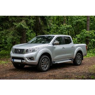 Side steps New Vision Grey (2 stuks, aluminium) Nissan Navara/NP300 2016– foto 1
