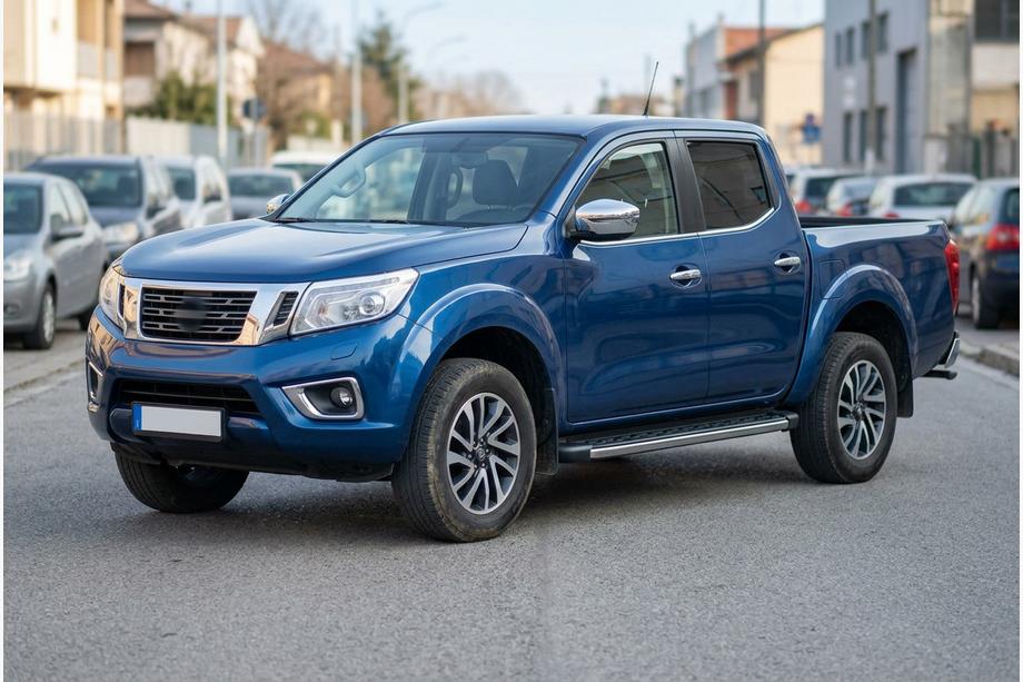 Nissan Navara/NP300 2016– BlackLine side steps (set van 2, aluminium) Image