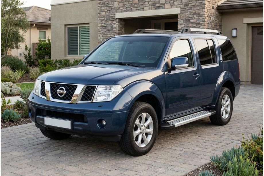 Nissan Pathfinder R51 2005–2014 Side steps New Vision Grey (2 stuks, aluminium) Foto 1