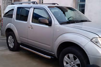 Nissan Pathfinder R51 2005–2014 BlackLine side steps (set van 2, aluminium) foto 4
