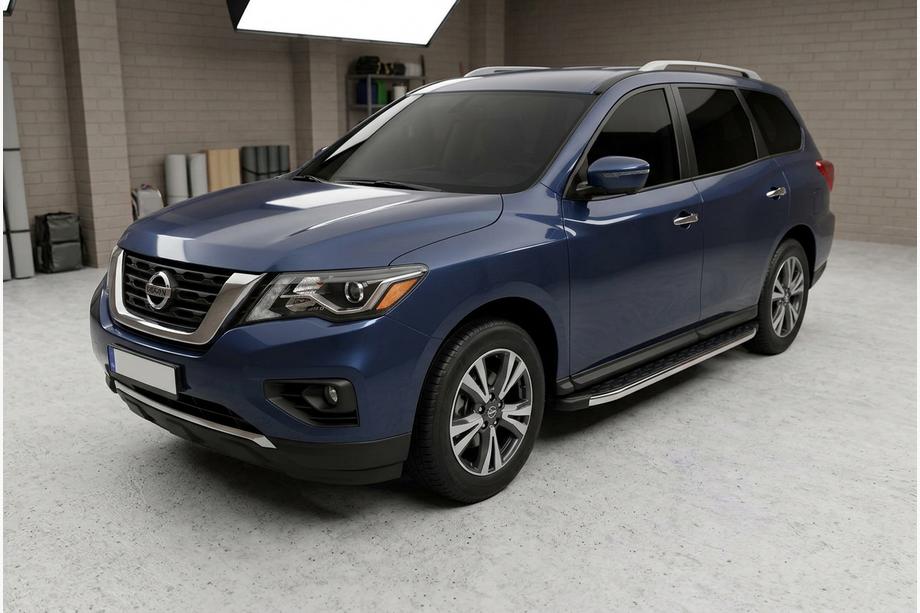 Nissan Pathfinder R52 2012–2021 BlackLine side steps (2 stuks, aluminium) Image