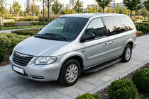 Chrysler Voyager 2001–2007 Bosphorus Grey zijsteps (set van 2, aluminium) foto 1