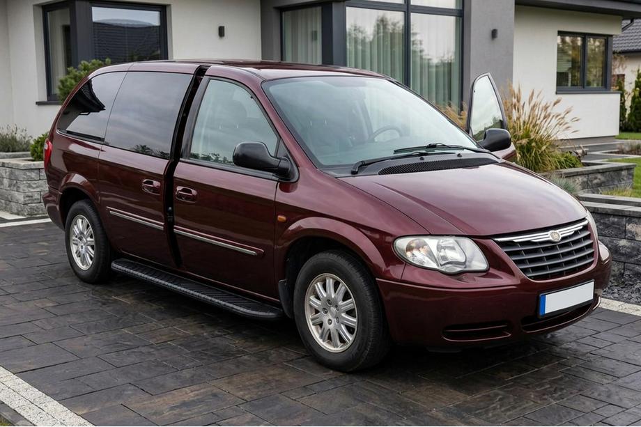 Chrysler Voyager 2001–2007 Bosphorus Black side steps (2 stuks, aluminium) Image