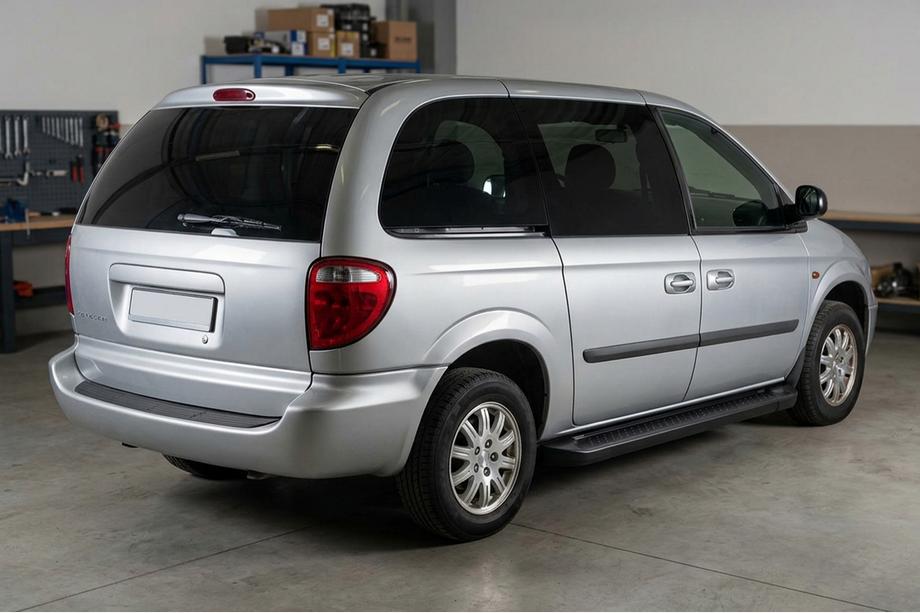 Chrysler Voyager 2001–2007 Allmond Black zijtreden (2 st., aluminium) Image