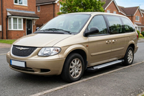 Chrysler Voyager 2001–2007 Side steps Allmond Grey (2 stuks, aluminium) foto 1