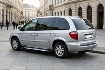 Chrysler Voyager 2001–2007 Line side steps (set van 2, aluminium) foto 1