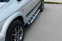 Chrysler Voyager 2001–2007 Sunrise side steps (2 stuks, aluminium) foto 3