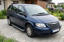 Chrysler Voyager 2001–2007 Side steps Tayga Grey (set van 2, aluminium) foto 1