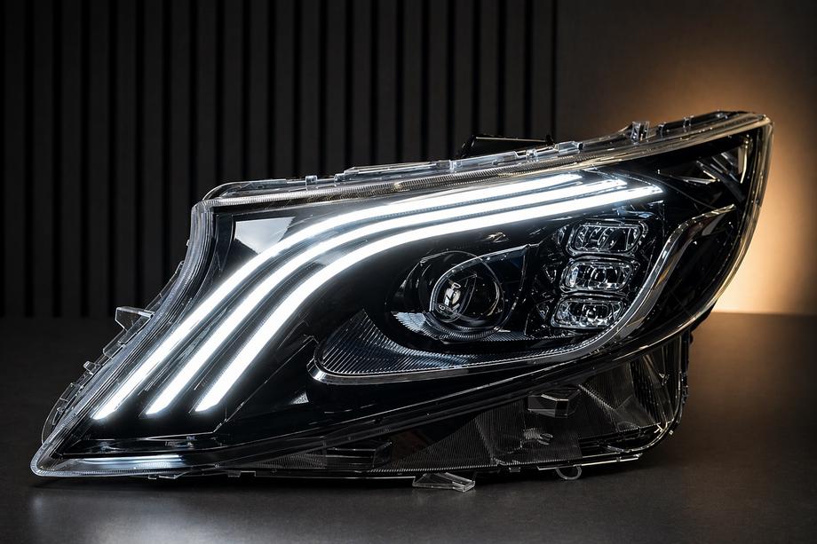 Mercedes Vito/V-klasse W447 2014– LED koplampen in Maybach-design (voor Vito, 2 stuks) Foto 1