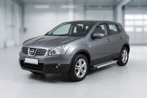 Nissan Qashqai 2007–2010 Side steps New Vision Grey (2 stuks, aluminium) foto 1