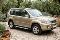 Nissan X-trail T30 2002–2007 Zijsteps Line (2 stuks, aluminium) foto 1