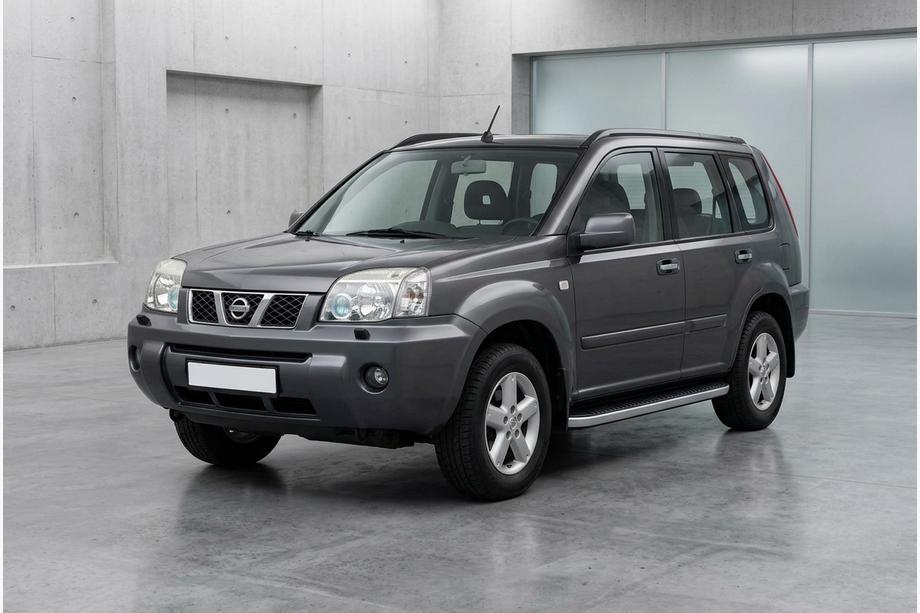Nissan X-trail T30 2002–2007 Side steps Tayga Grey (2 st., aluminium) Image