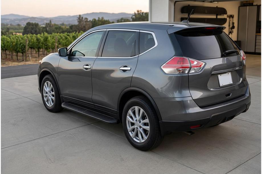 Nissan X-trail T32/Rogue 2014–2021 Side steps Tayga Black (2 stuks, aluminium) Foto 1