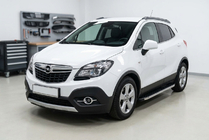 Opel Mokka 2012–2021 BlackLine zijsteps (2 stuks, aluminium) foto 1