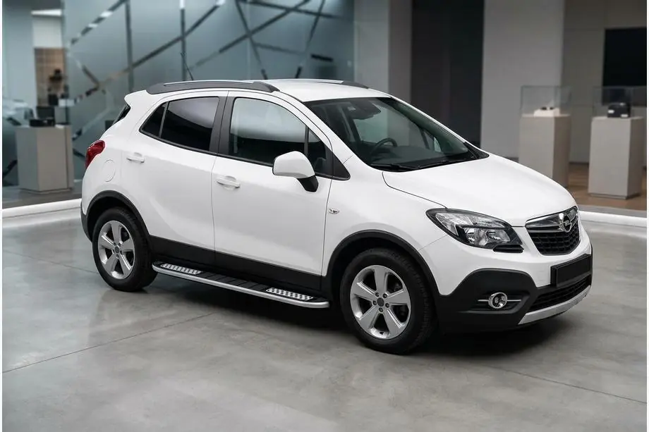 Opel Mokka 2012–2021 Tayga V2 side steps (2 stuks, aluminium) Image