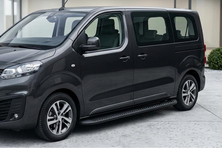 Peugeot Expert 2017– Side steps Tayga Black (2 stuks, aluminium) XS – Korte wielbasis Image