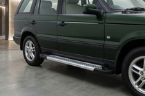 Range Rover II P38A 1997–2002 Side steps New Vision Grey (2 stuks, aluminium) foto 1