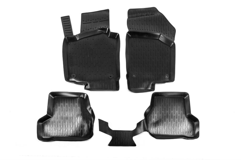 Volkswagen Golf 6 2008–2014 Rubberen automatten (4 stuks, Niken 3D) Image