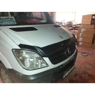 Motorkapdeflector carbonlook 2006-2013 (EuroCap) Mercedes Sprinter W906 2006–2018 foto 4