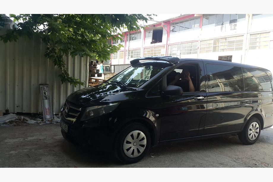 Mercedes Vito/V-klasse W447 2014– Voorruitvizier (zwart hoogglans, 5 mm) Foto 3