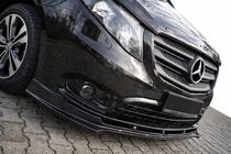 Mercedes Vito/V-klasse W447 2014– Voorbumper lip EuroCap (zwart) foto 2