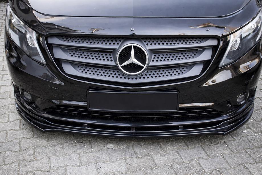 Mercedes Vito/V-klasse W447 2014– Voorbumper lip EuroCap (zwart) Image