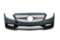 Mercedes C-klasse W205 2014–2021 Carrosseriekit met complete achterbumper (AMG C63-designs 2014-2018) foto 6