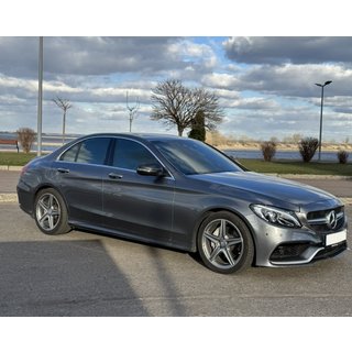 Carrosseriekit met complete achterbumper (AMG C63-designs 2014-2018) Mercedes C-klasse W205 2014–2021 foto 2