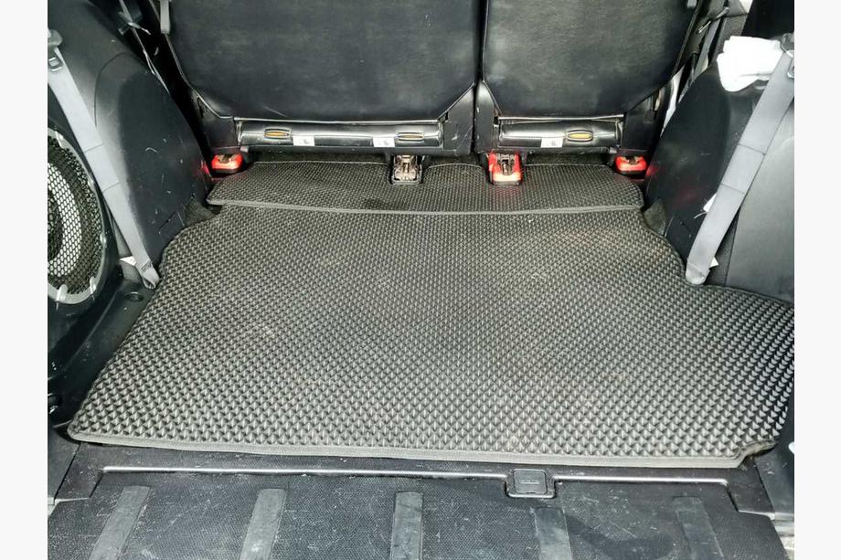 Mitsubishi Outlander 2006–2012 Kofferbakmat (EVA, zwart) 7-zits Met subwoofer Foto 8