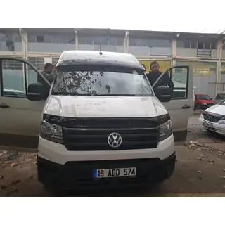 Voorruit winddeflector (zwart hoogglans, 5 mm) Volkswagen Crafter 2016– foto 4