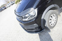 Volkswagen T6 2015–2024 Voorbumper lipspoiler carbonlook 2015-2018 (ABS) foto 12