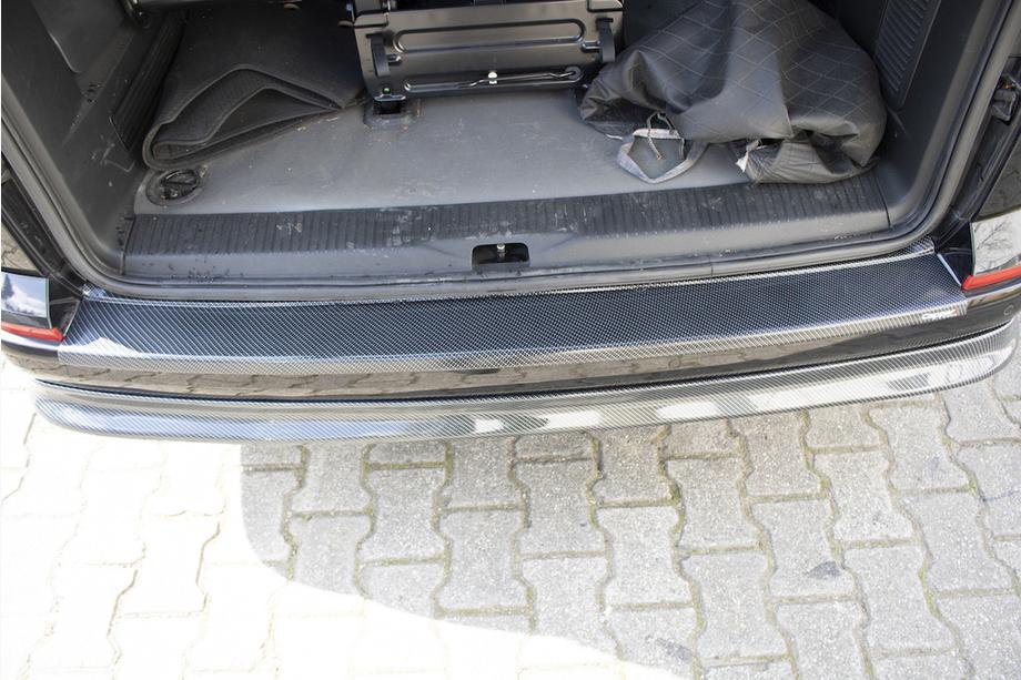 Volkswagen T6 2015–2024 Achterbumper diffuser EuroCap carbonlook (ABS) Foto 5