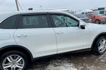 Porsche Cayenne 2010–2017 Raamdeflectoren met chromen sierstrip (4 stuks, HIC) foto 7