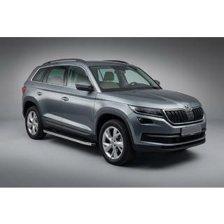 BlackLine zijsteps (2 stuks, aluminium) Skoda Kodiaq 2016–2023 foto 1