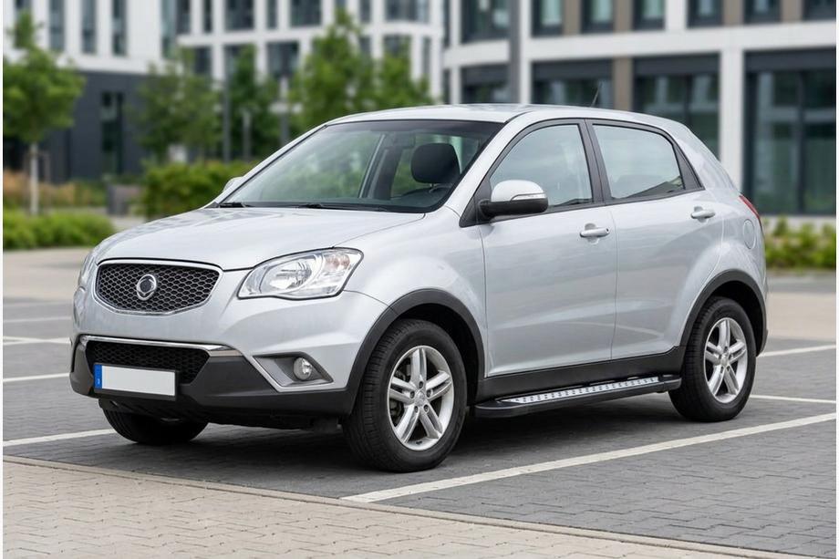 SsangYong Korando 2010–2019 Side steps New Vision Black (2 stuks, aluminium) Image