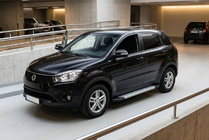 SsangYong Korando 2010–2019 Side steps New Vision Grey (2 stuks, aluminium) foto 1