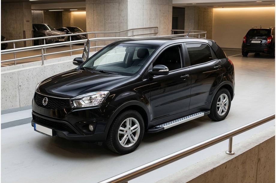 SsangYong Korando 2010–2019 Side steps New Vision Grey (2 stuks, aluminium) Image