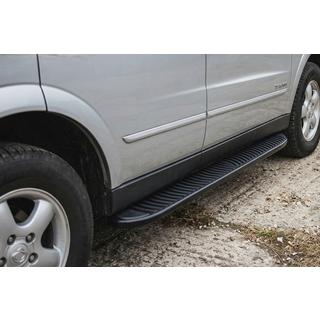 Side steps Tayga Black (2 stuks, aluminium) SsangYong Kyron 2005–2014 foto 1